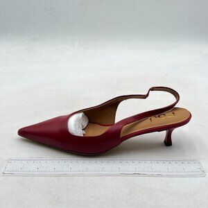FSJ Red Slingback Heels